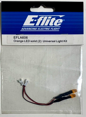 Eflite Universal Licht Kit orange LED massiv (2) EFLA606