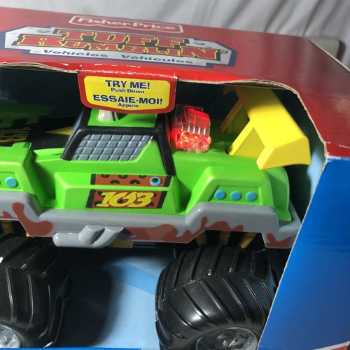 Fisher Price FP 2009 Tuff Rumblin LKW Fahrzeug HTF neue Lichter und Sounds - Bild 2 von 10