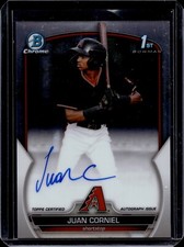 2023 Bowman Chrome Prospect Autographs Juan Corniel