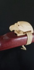 Eaglehead Native American Hand Carved Flute