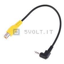 Adattatore Cavo Video AV a Jack 2.5mm RCA GPS
