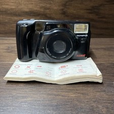 OLYMPUS AZ-230 SUPER ZOOM AF POINT SHOOT FILM CAMERA 35mm W/MANUAL UNTESTED