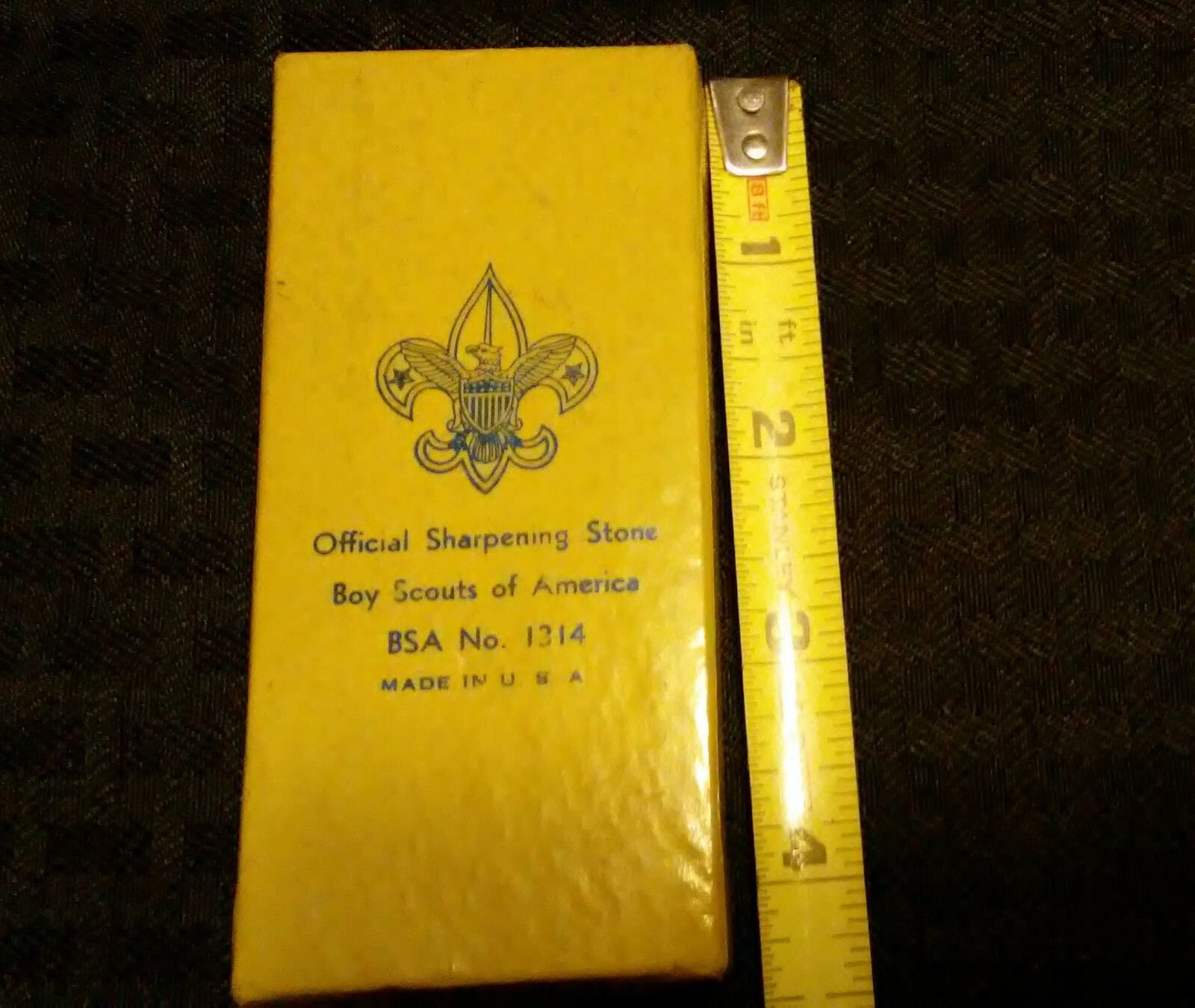 Official Boy Scout Sharpening Stone Vintage 1967 New in Box eBay