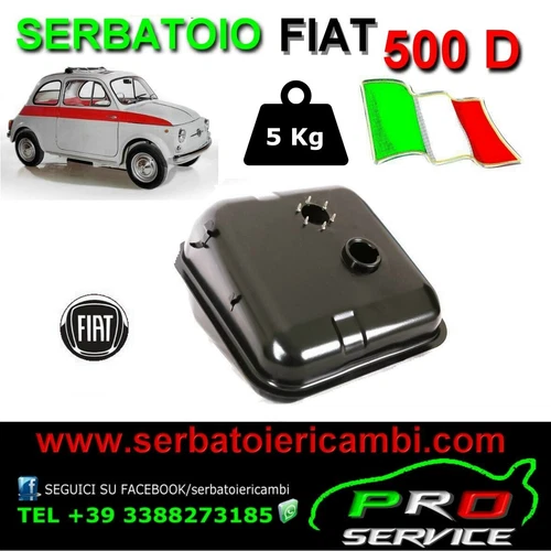 NEW original Fiat 500 D tank in ITALY fuel tank 500D Peru