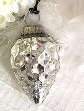 Osterei  Ei  Glas Bauernsilber Glasei Silber