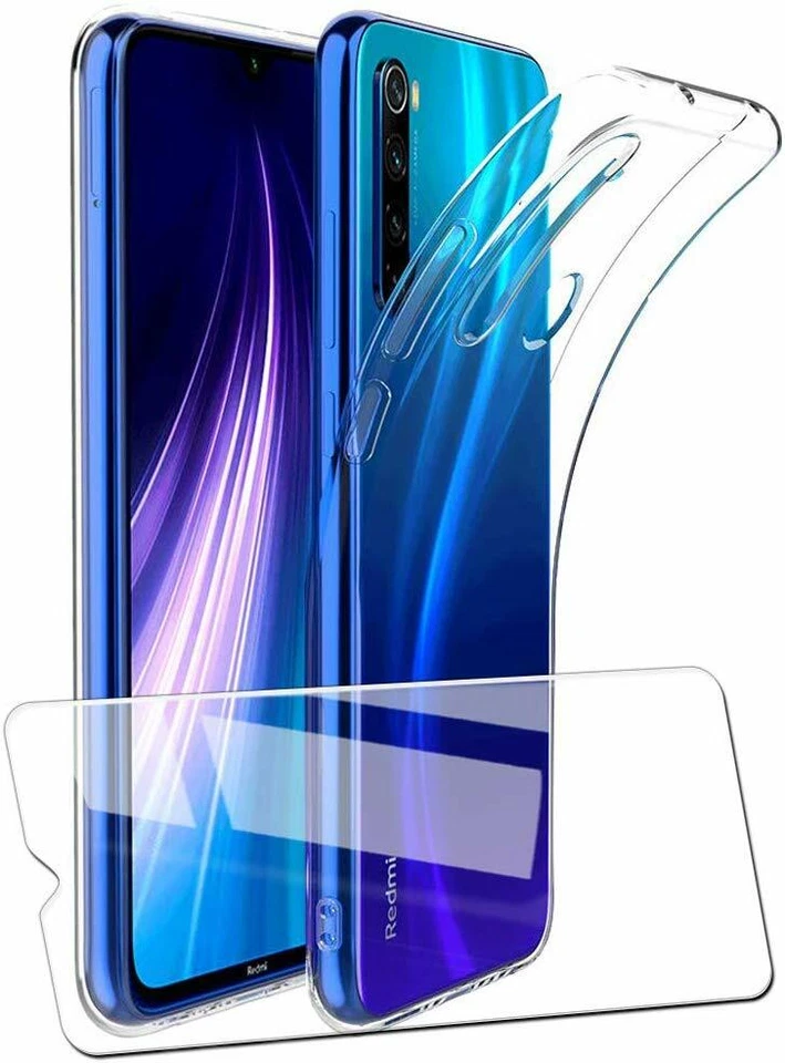 PHONETHRONE COVER CUSTODIA + PELLICOLA VETRO TEMPERATO PER XIAOMI REDMI NOTE 8 2021
