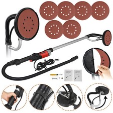 800W Electric Drywall Sander Adjustable Variable Speed 1000-2000RPM w/6 Sand Pad