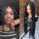 Braided wigs for black women, Closure Twist, Twist, Closure Wig, Braids, Wigs,
