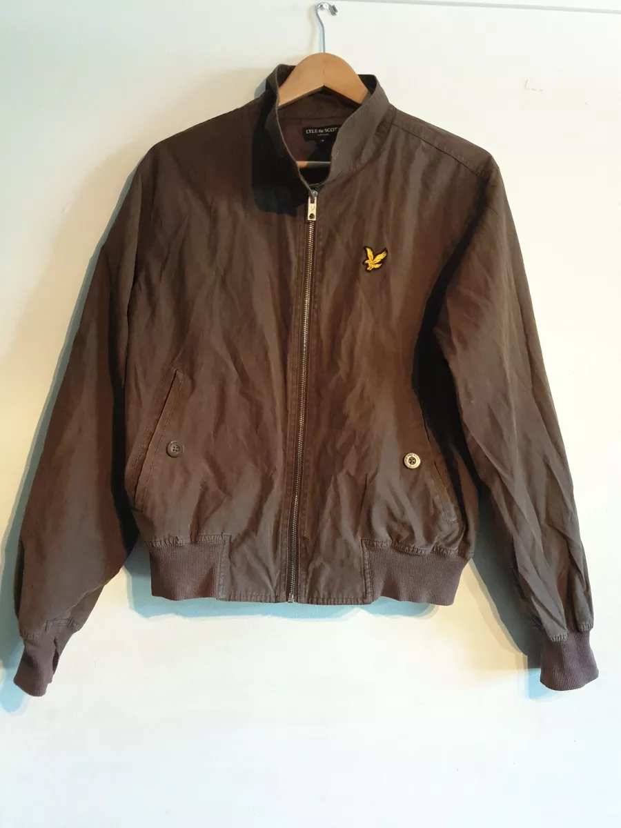 Lyle & scott collared bomber jacket clearance