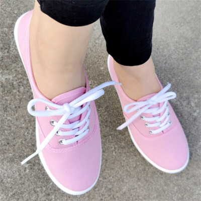 Sportliche Damen Ballerinas Stoff Slipper Sneaker Flat Freizeitschuhe Turnschuhe