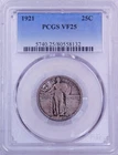 1921 Standing Liberty Silver Quarter PCGS VF25 Key Date Just Graded #G254