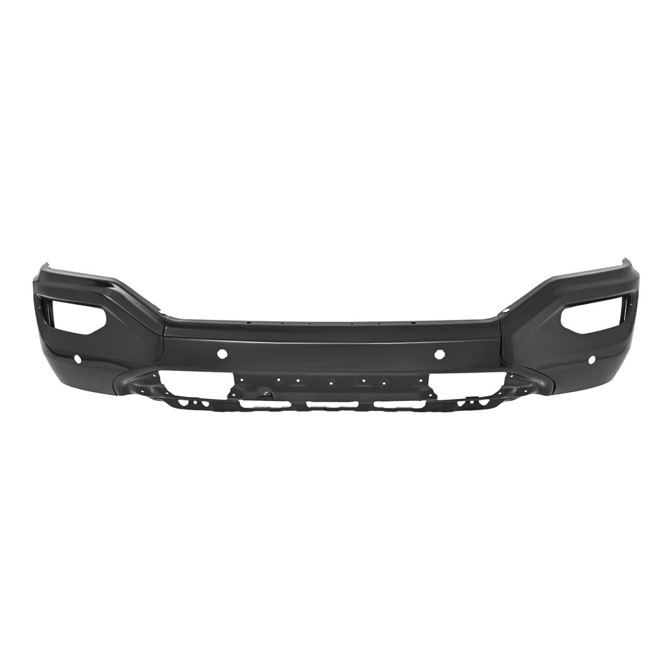 Black Front Bumper Cover Face Bar W/ Sensor Holes Fit For GMC Sierra