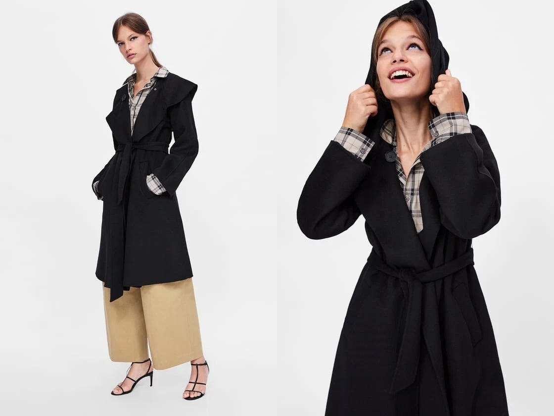zara online mäntel