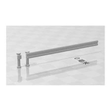 HO Scale 1/87 Crash Barriers & Rails Railroads Display Diorama Scenery Miniature