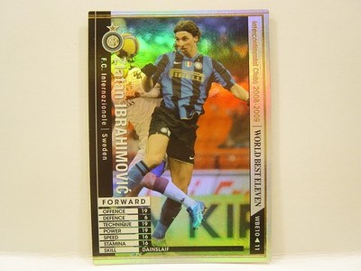 Panini WCCF 2008-09 WBE Zlatan Ibrahimovic 1981 Sweden　No.8 Inter Milano Best FW
