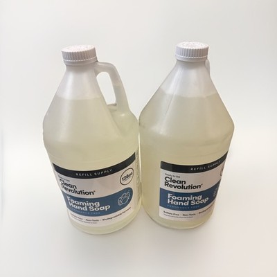 Clean Revolution Foaming Hand Soap Refill Supply, 128 Fl Oz  2 Pack