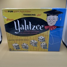 Hasbro "Classic Yahtzee" Dice Game, Item 1167, Ages 8 , Family Fun, New Sealed