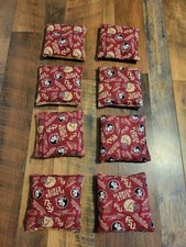 Florida State Seminoles Cornhole Bags. Weighs Over 8lbs. Never Used.
