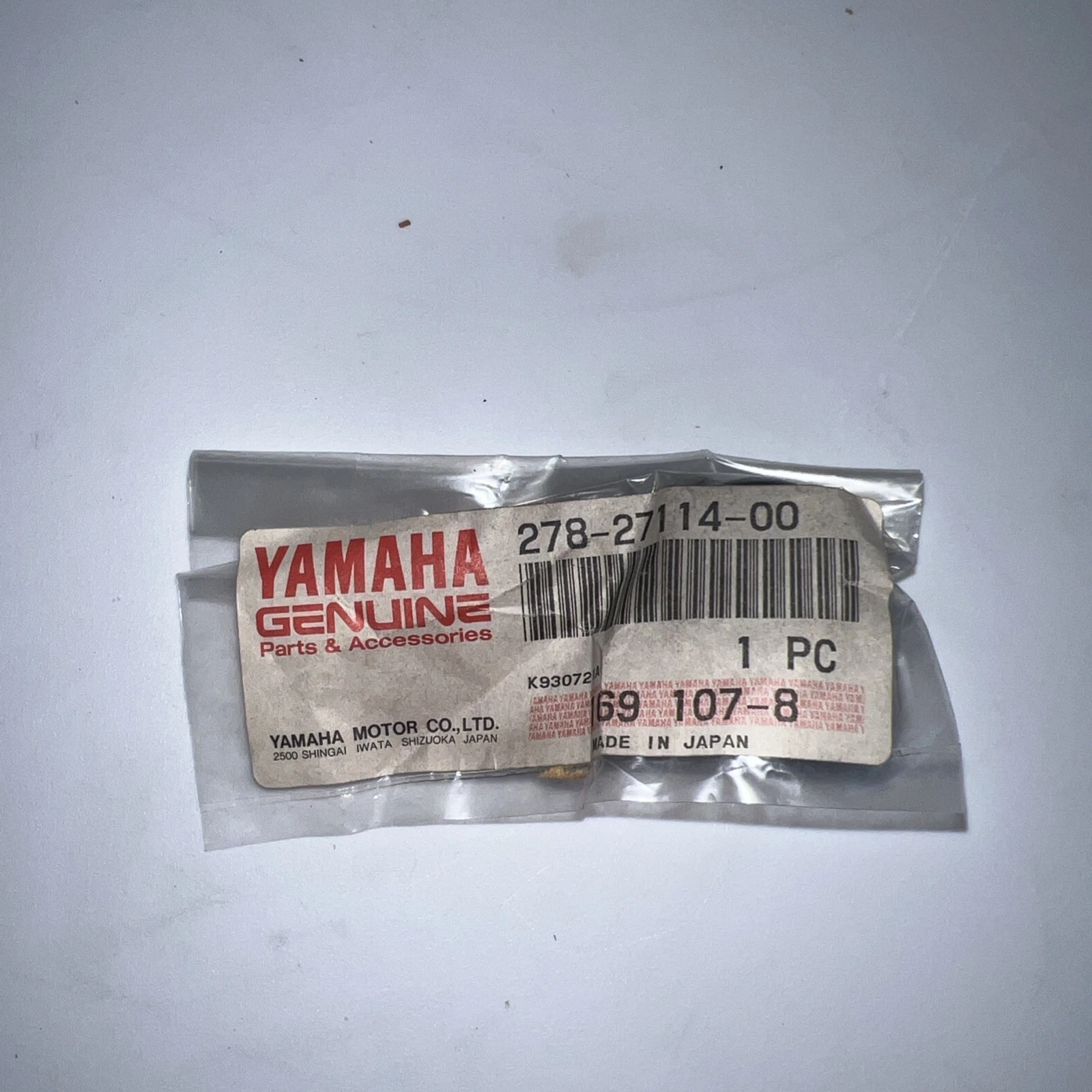 GENUINE OEM YAMAHA RUBBER STOP BUMPER 278-27114-00-00