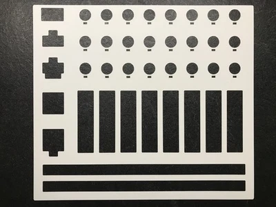 TAKTILITY 10 Blanko-Overlays für Novation Launch Control XL mk3