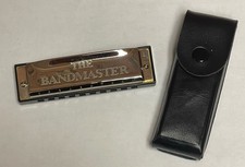 Vintage THE BANDMASTER Harmonica with Case NEW