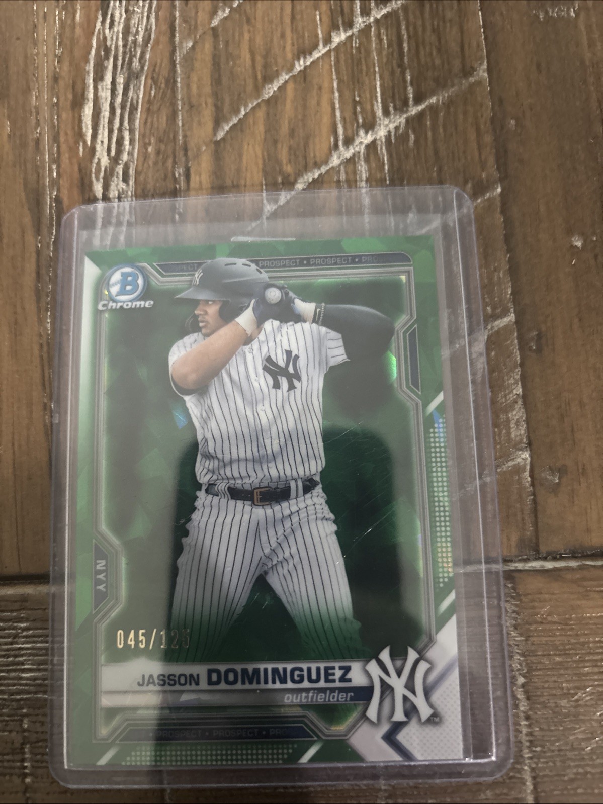 2021 Bowman Chrome Prospects Jasson Dominguez #BCP-213 #45/125