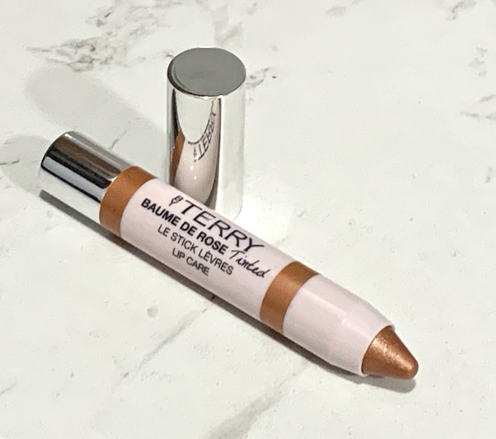 By Terry Baume De Rose Tinted Lip Care in Sunny Nude Full Size New Without Box