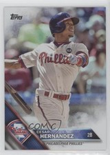 2016 Topps Rainbow Foil Cesar Hernandez #421 6z2