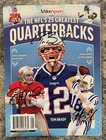 Signed TOM BRADY JOE MONTANA PEYTON MANNING Athlon Sports Magazine Private Event