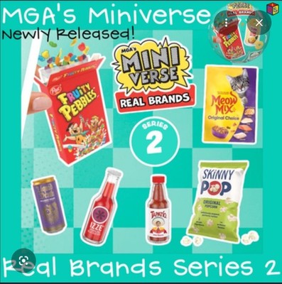 NEW Mini Verse REAL BRANDS Series 2 and Series 1~ You Pick  Liquid Death