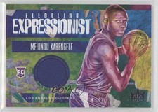 2019 Court Kings Fledgling Expressionist Memorabilia /179 Mfiondu Kabengele 0r5l