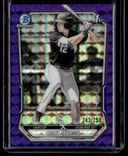 COLBY SHELTON 2026 BOWMAN CHROME PROSPECTS PURPLE GEOMETRIC REFRACTOR 243/250