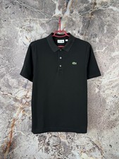 Men s Lacoste Polo Shirt Black Size Large