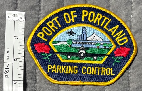 Vtg Obsolete Portland Oregon OR Port Parking Control Patch Police Airport