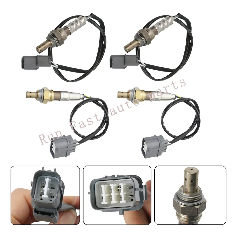 Set of 4 Up & Down Oxygen O2 Oxygen Sensor for Honda Pilot 2005-2008 3.5L V6 US Foto 4 de 4