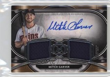 2021 Topps Museum Collection Single-Player Dual Relic /349 Mitch Garver Auto 0lm