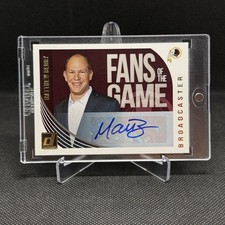 Matthew Berry 2018 Donruss Fans of The Game Autograph Auto Broadcaster Redskins