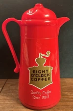 Eight O’Clock Coffee Insulated Vintage Thermos Pitcher