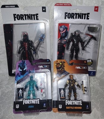 Fortnite Lot of 4 OMEGA (RED) / ICE KING (BLACK) / ZERO / BATTLE HOUND New