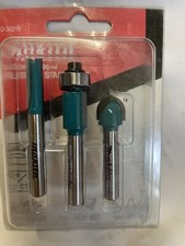 NEW MAKITA D-30215 6mm 1/4 shank 3 pcs set for router trimmer