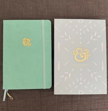 New Archer & Olive A5 Dot Grid Notebook Green March 2022 Sub Box