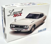 Aoshima 1/24 - Nissan Laurel KHC130 2000SGX 1972 Build Yourself Model Car Kit