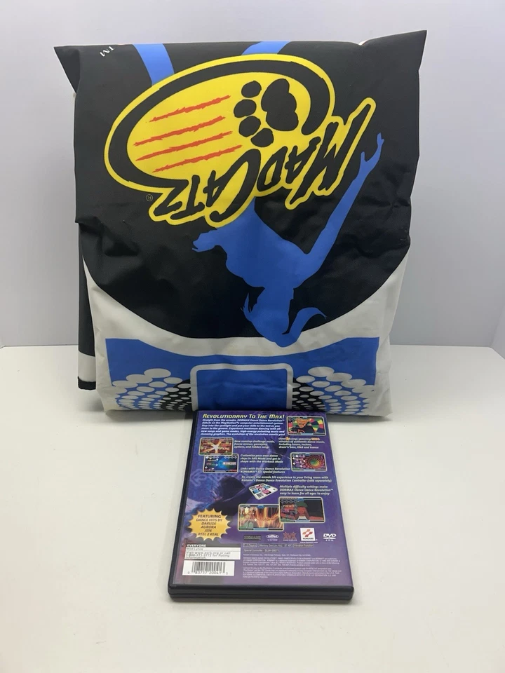 Mad Catz Beat Pad Dance Mat for PS2 + DDRMAX Dance Dance Revolution Game - Image 2 of 4