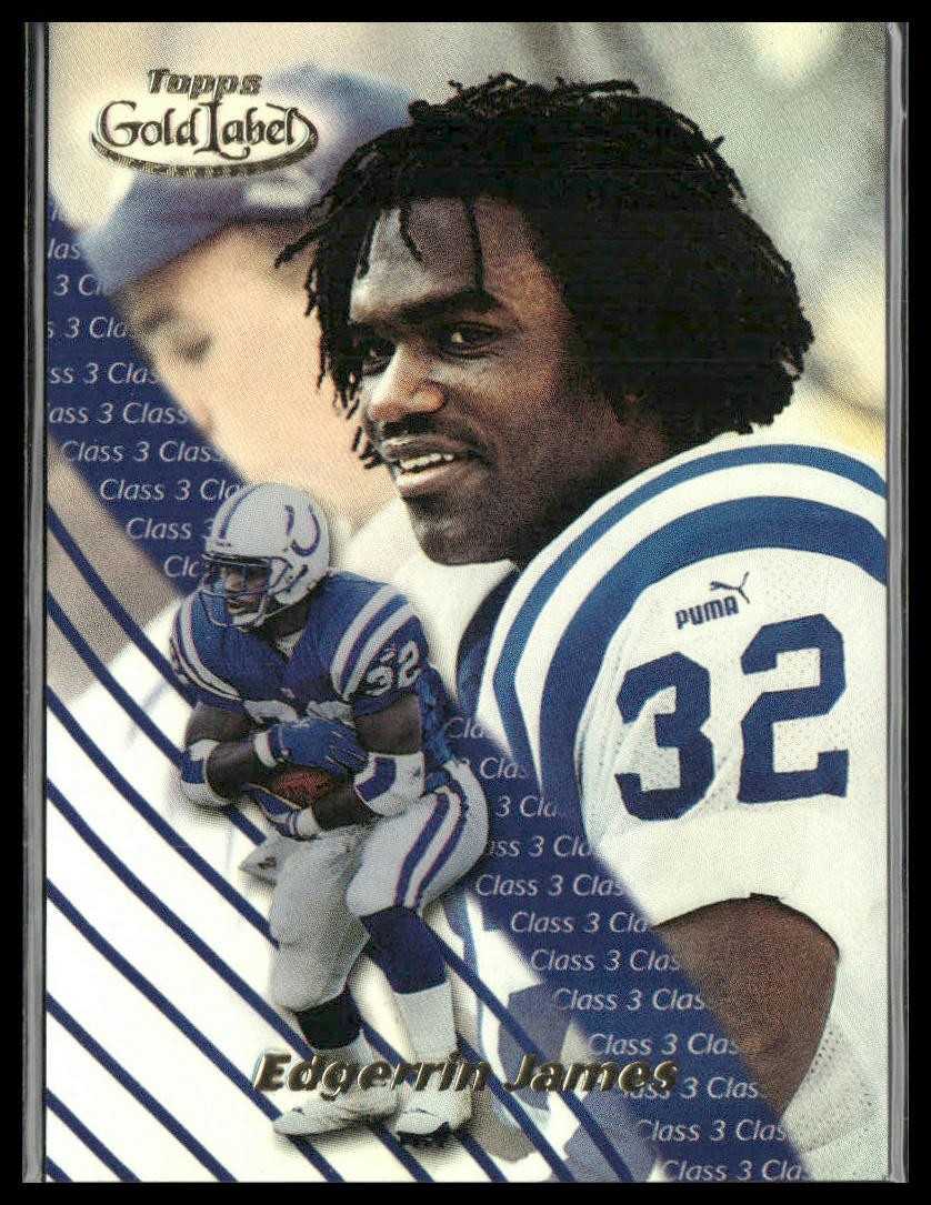 2000 Topps Gold Label #5 Edgerrin James Class 3