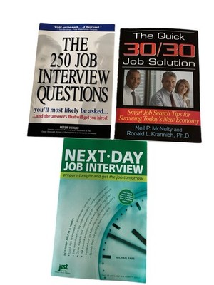 Next-Day Job Interview; 30/30 Job Solution; 250 Interview Questions-Bundle-3 Bks