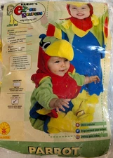 Parrot Costume for infant size 1-2 for 6-12 M Rubie's ez-on Rompers no.81218