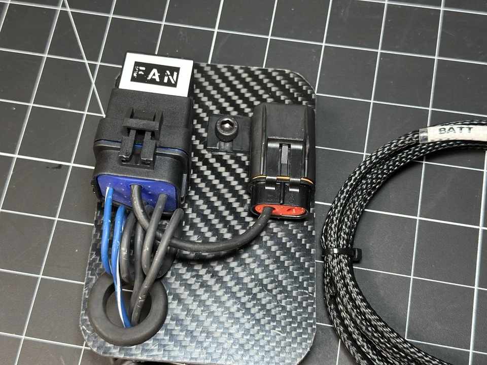 KIT DE RELÉ VENTILADOR RADIADOR HONDA CIVIC SÉRIE K Spal Mishimot - Imagem 3 de 4