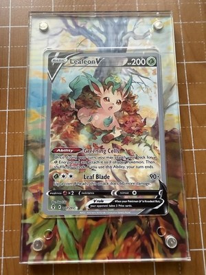 Leafeon V Alt Art 167/203 Evolving Skies Pokemon Magnetic