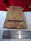Brass Pagoda/Temple Folding Pair of BOOKENDS  Hollywood Regency MCM Chinoiserie — photo 5