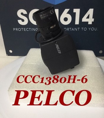 Pelco CCC1380H-6 Security Mini Color Camera W/ 3-8mm 480TVL 12VDC 24VAC TESTED!